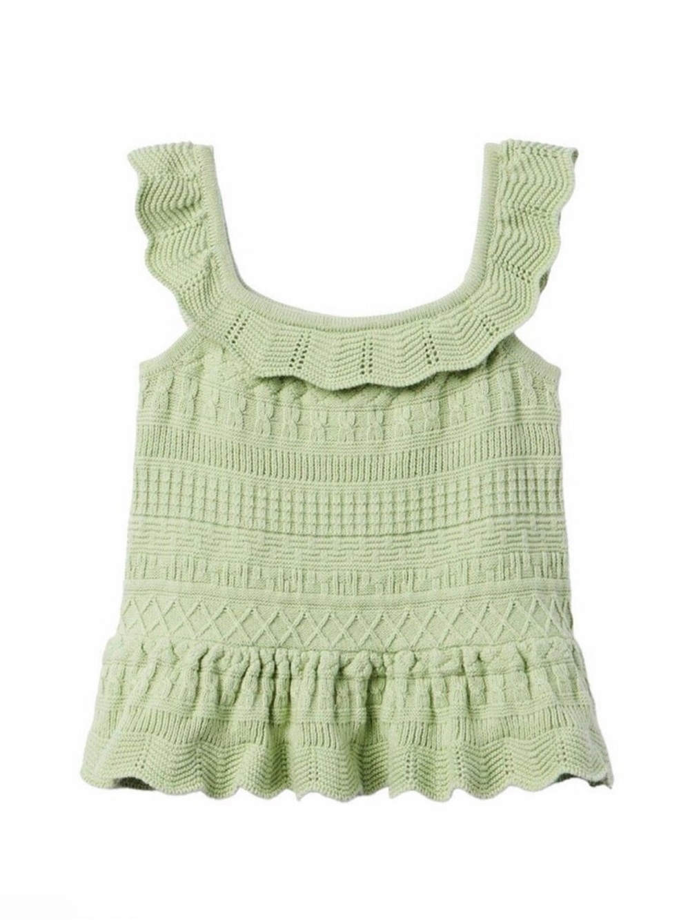 Janie and Jack Sweater Top Green Size 18 Girls